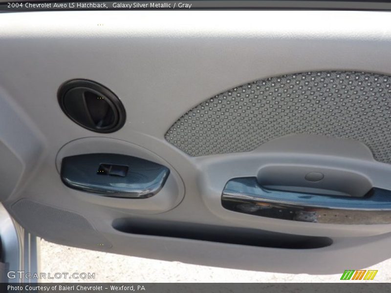 Galaxy Silver Metallic / Gray 2004 Chevrolet Aveo LS Hatchback