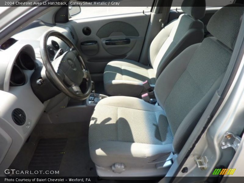 Galaxy Silver Metallic / Gray 2004 Chevrolet Aveo LS Hatchback