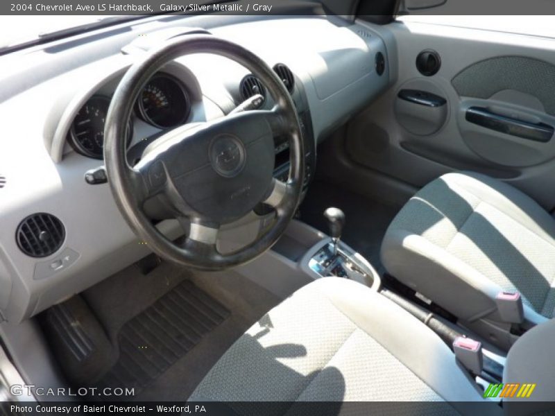 Galaxy Silver Metallic / Gray 2004 Chevrolet Aveo LS Hatchback
