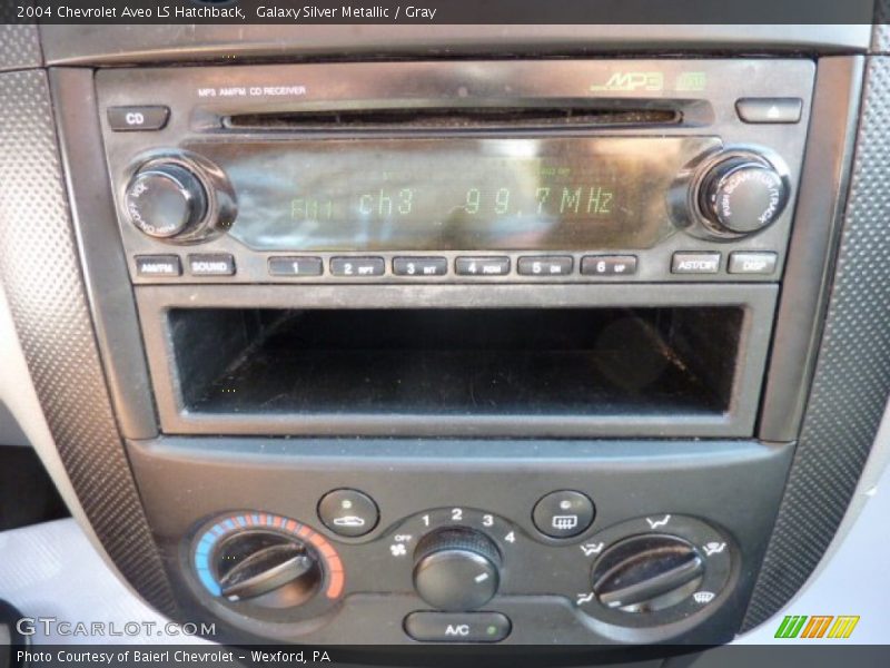 Galaxy Silver Metallic / Gray 2004 Chevrolet Aveo LS Hatchback