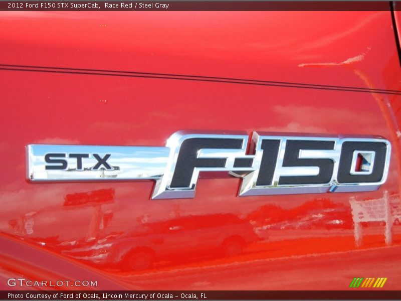 Race Red / Steel Gray 2012 Ford F150 STX SuperCab