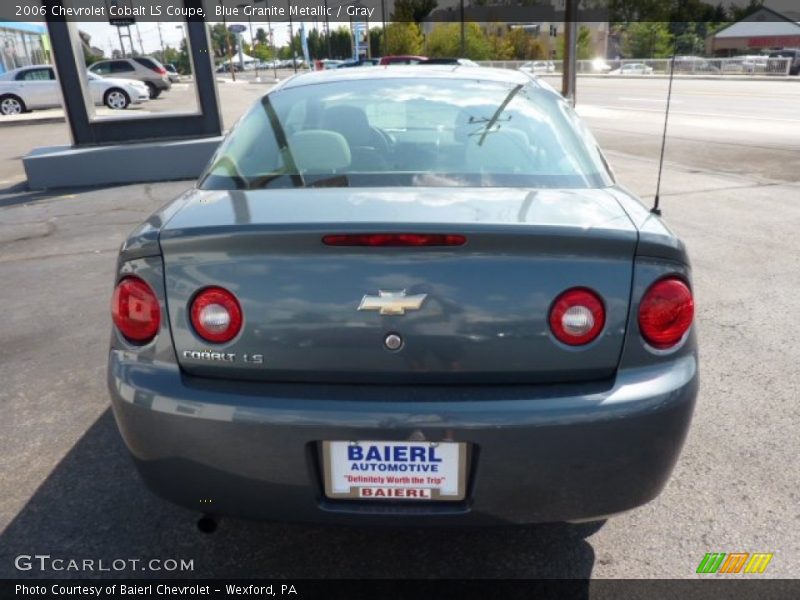 Blue Granite Metallic / Gray 2006 Chevrolet Cobalt LS Coupe