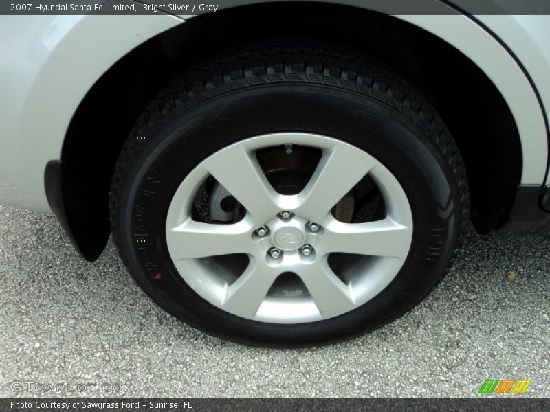 Bright Silver / Gray 2007 Hyundai Santa Fe Limited