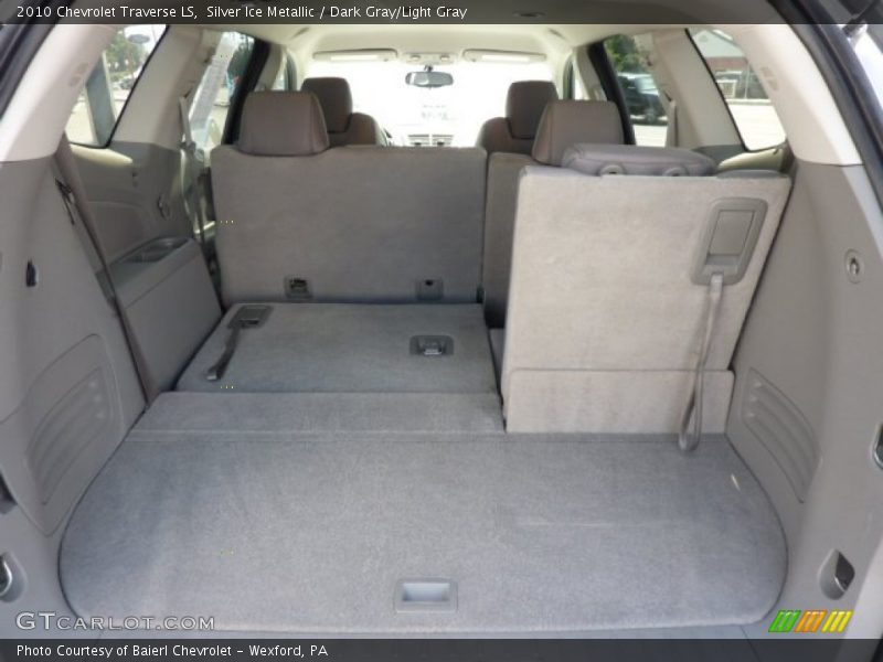 Silver Ice Metallic / Dark Gray/Light Gray 2010 Chevrolet Traverse LS