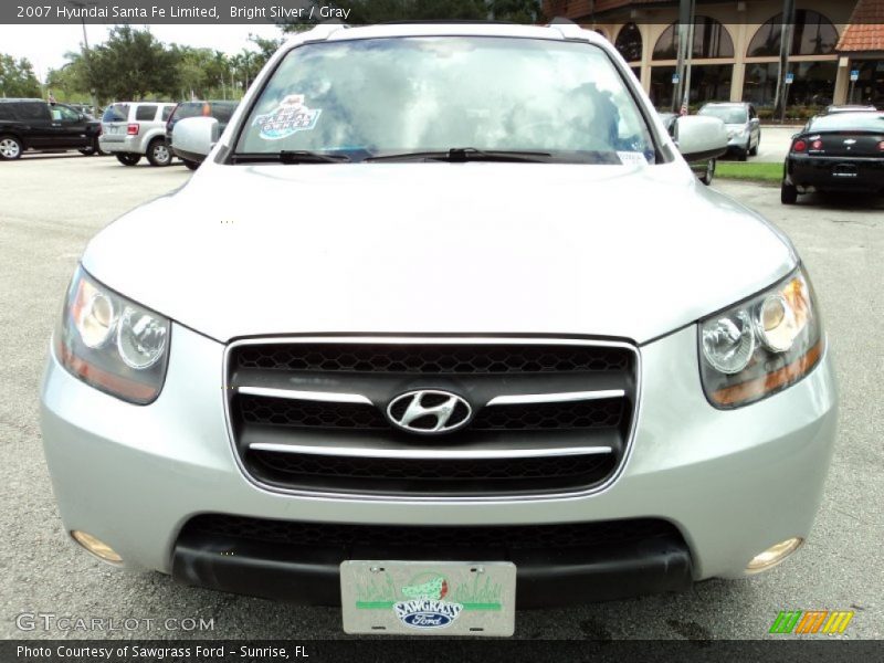 Bright Silver / Gray 2007 Hyundai Santa Fe Limited