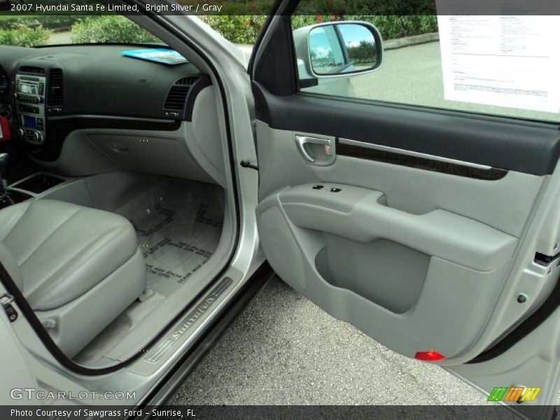 Bright Silver / Gray 2007 Hyundai Santa Fe Limited