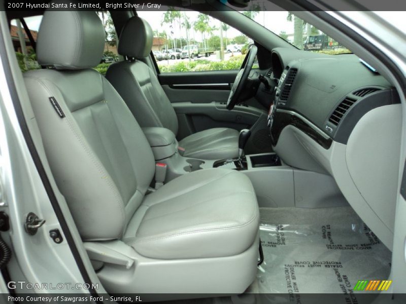 Bright Silver / Gray 2007 Hyundai Santa Fe Limited