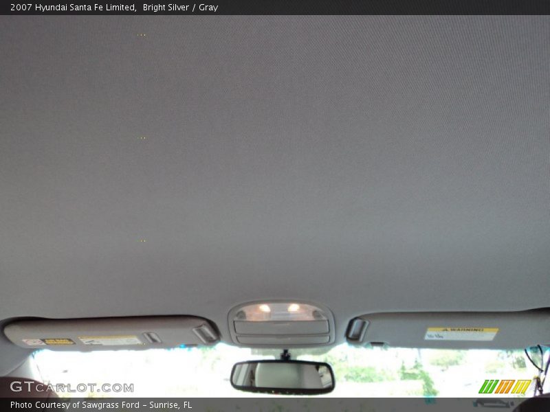 Bright Silver / Gray 2007 Hyundai Santa Fe Limited