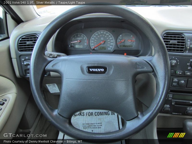 Silver Metallic / Taupe/Light Taupe 2001 Volvo S40 1.9T