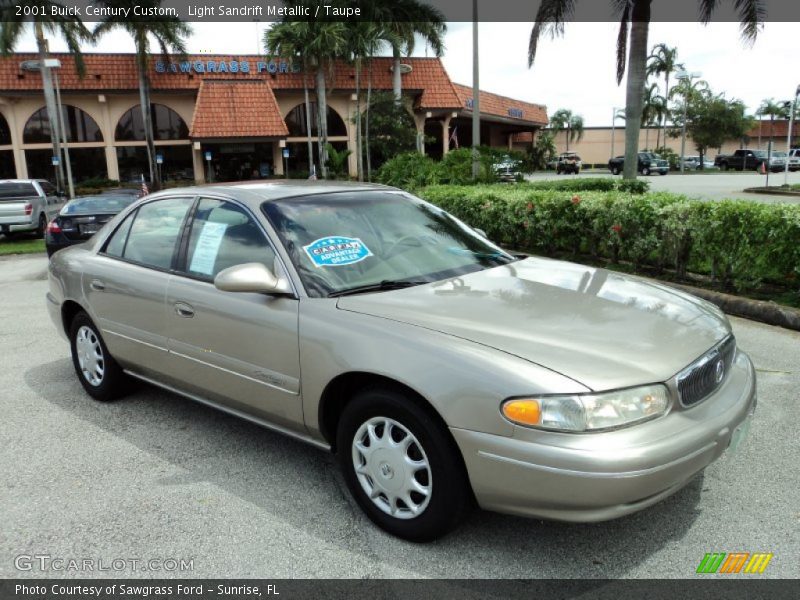 Light Sandrift Metallic / Taupe 2001 Buick Century Custom