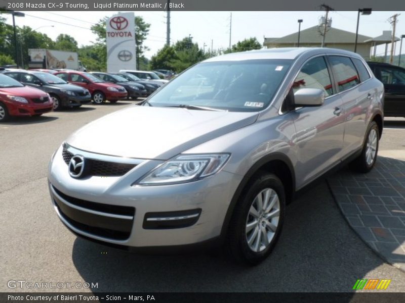 Liquid Platinum Metallic / Black 2008 Mazda CX-9 Touring