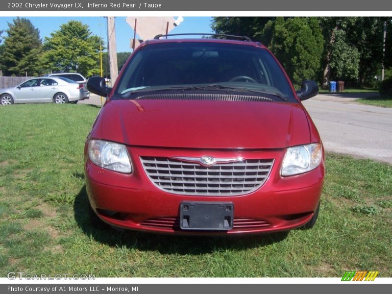 Inferno Red Pearl / Taupe 2002 Chrysler Voyager LX