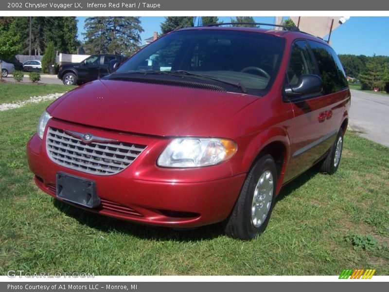 Inferno Red Pearl / Taupe 2002 Chrysler Voyager LX