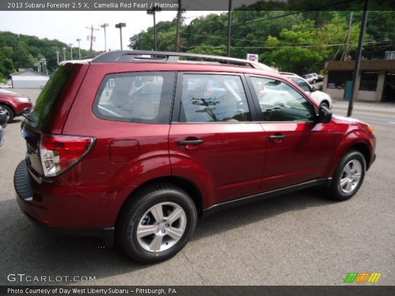 Camellia Red Pearl / Platinum 2013 Subaru Forester 2.5 X
