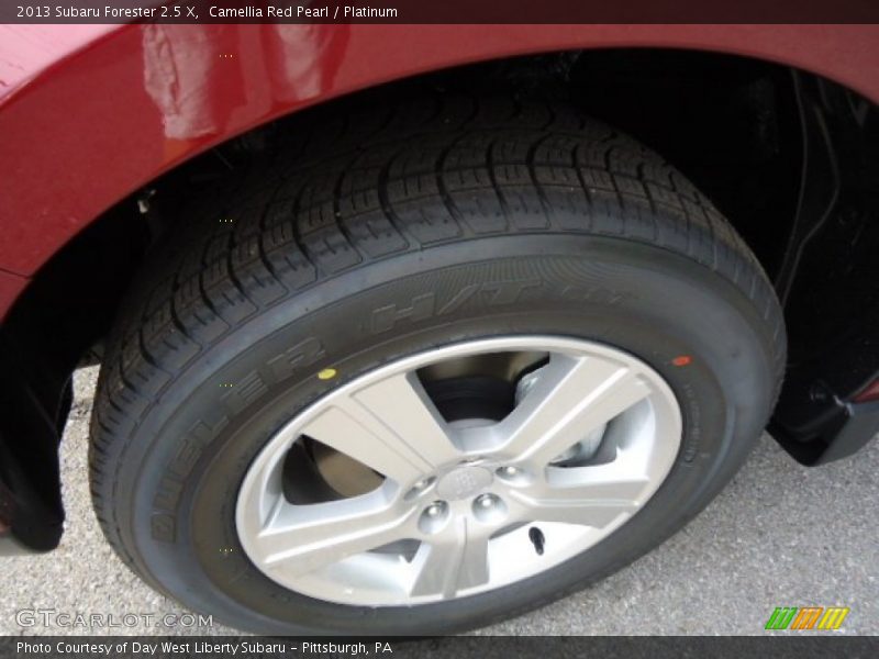 Camellia Red Pearl / Platinum 2013 Subaru Forester 2.5 X