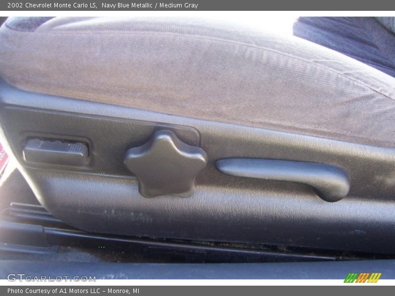Navy Blue Metallic / Medium Gray 2002 Chevrolet Monte Carlo LS