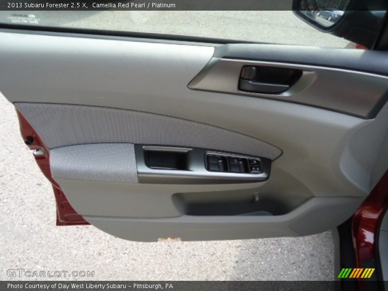 Camellia Red Pearl / Platinum 2013 Subaru Forester 2.5 X