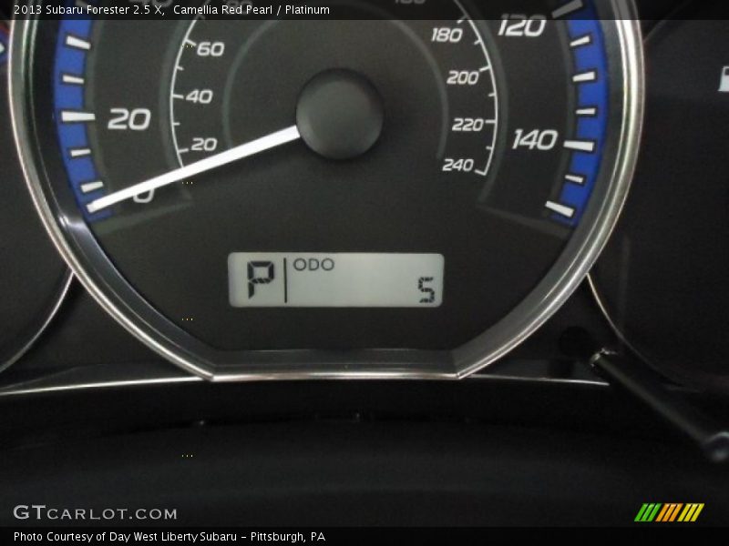 Camellia Red Pearl / Platinum 2013 Subaru Forester 2.5 X