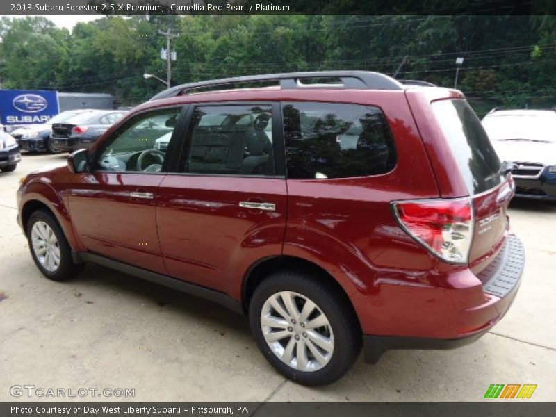 Camellia Red Pearl / Platinum 2013 Subaru Forester 2.5 X Premium