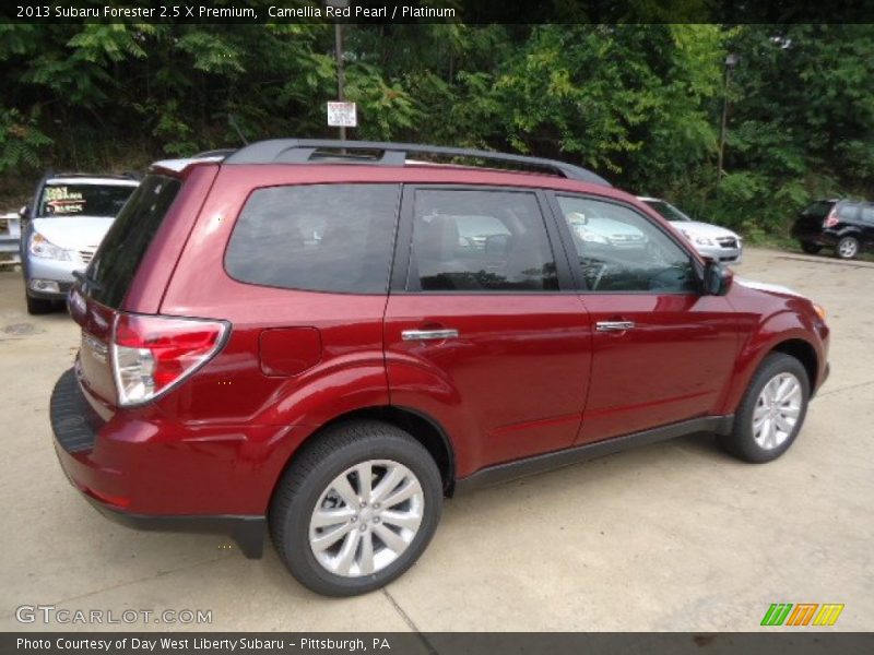 Camellia Red Pearl / Platinum 2013 Subaru Forester 2.5 X Premium