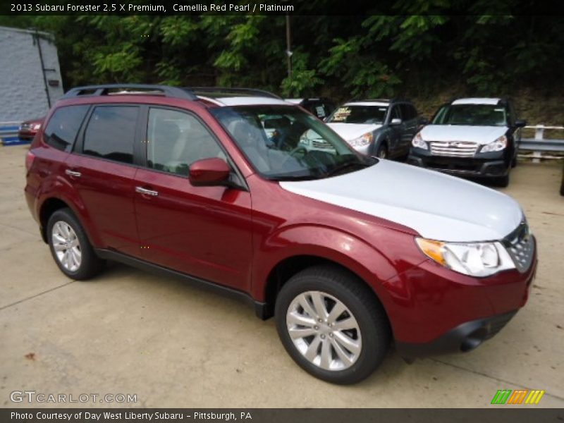 Camellia Red Pearl / Platinum 2013 Subaru Forester 2.5 X Premium