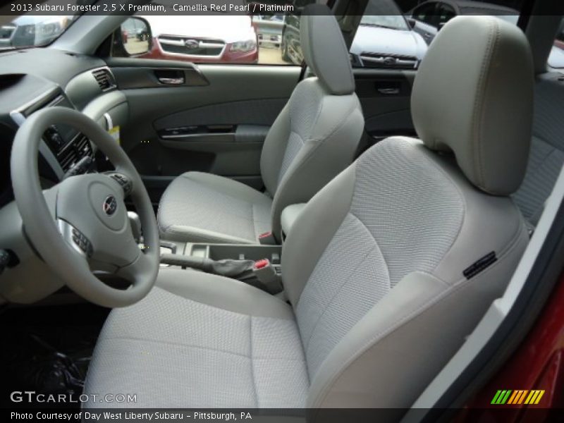 Camellia Red Pearl / Platinum 2013 Subaru Forester 2.5 X Premium