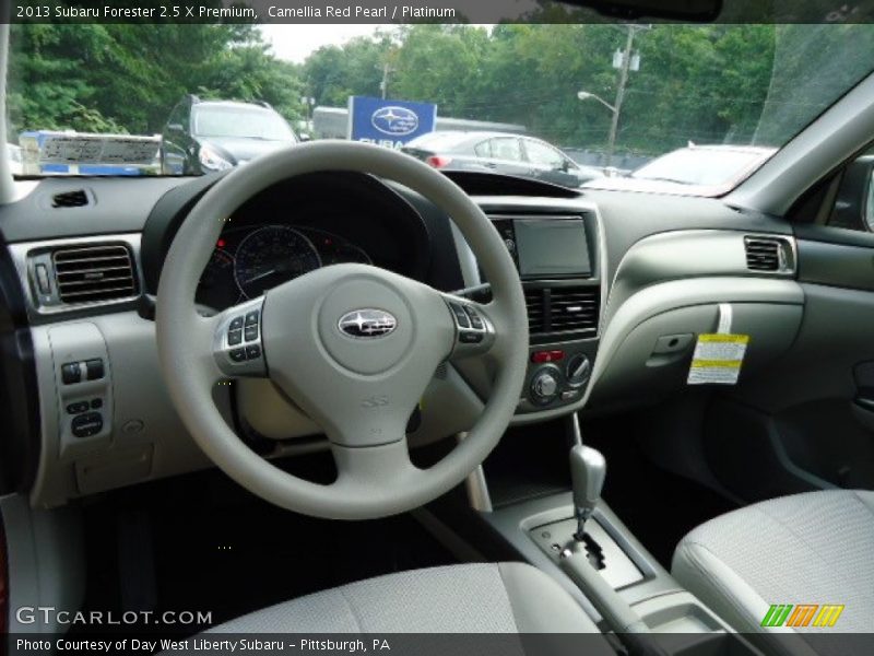 Camellia Red Pearl / Platinum 2013 Subaru Forester 2.5 X Premium