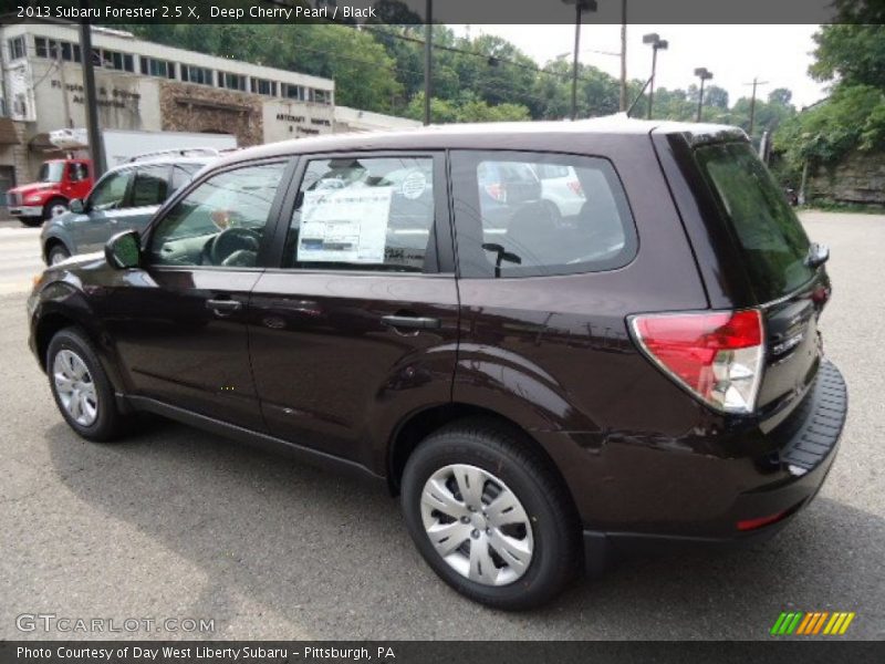 Deep Cherry Pearl / Black 2013 Subaru Forester 2.5 X