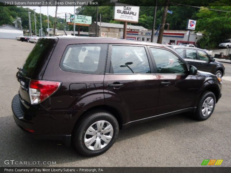 Deep Cherry Pearl / Black 2013 Subaru Forester 2.5 X