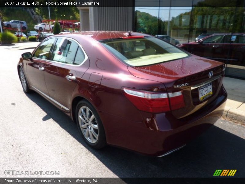 Noble Spinel Mica / Cashmere 2007 Lexus LS 460 L