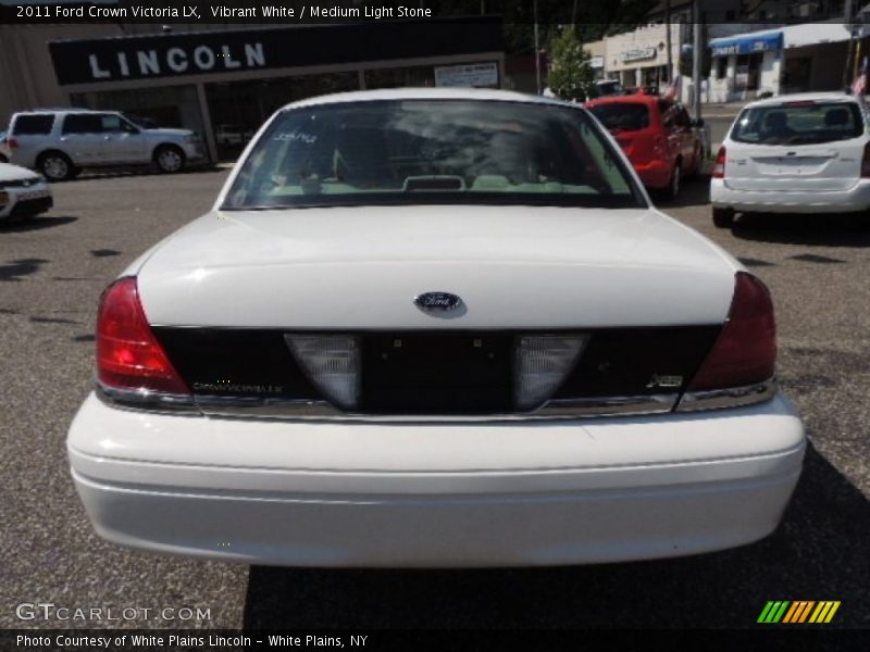 Vibrant White / Medium Light Stone 2011 Ford Crown Victoria LX