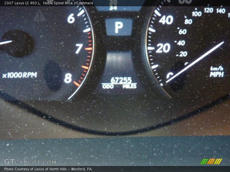 Noble Spinel Mica / Cashmere 2007 Lexus LS 460 L