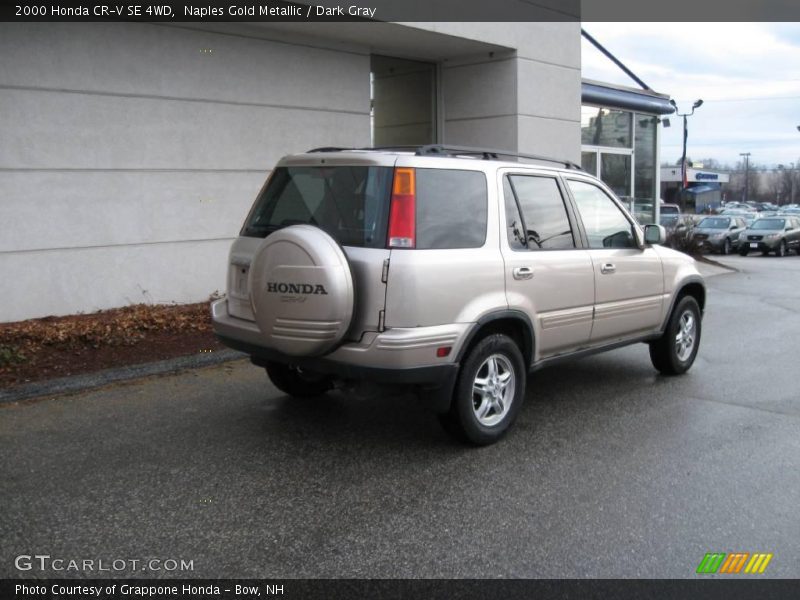 Naples Gold Metallic / Dark Gray 2000 Honda CR-V SE 4WD