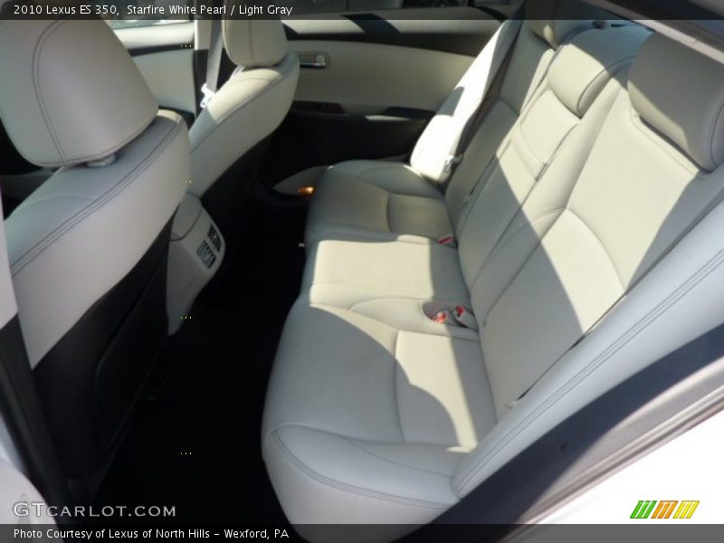 Starfire White Pearl / Light Gray 2010 Lexus ES 350