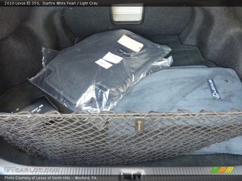 Starfire White Pearl / Light Gray 2010 Lexus ES 350