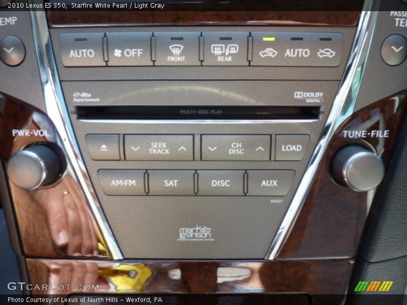 Starfire White Pearl / Light Gray 2010 Lexus ES 350