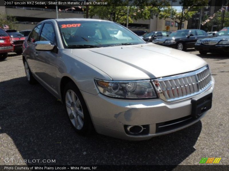 Silver Birch Metallic / Dark Charcoal 2007 Lincoln MKZ Sedan