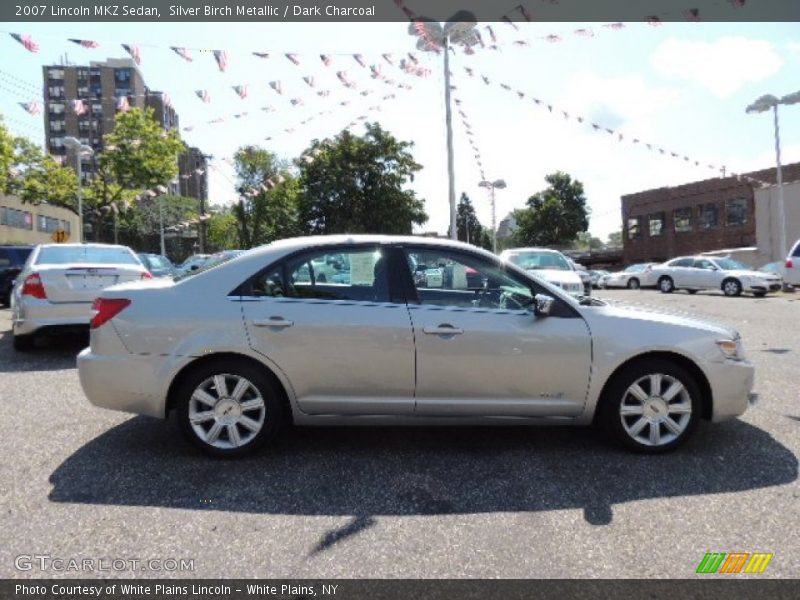 Silver Birch Metallic / Dark Charcoal 2007 Lincoln MKZ Sedan