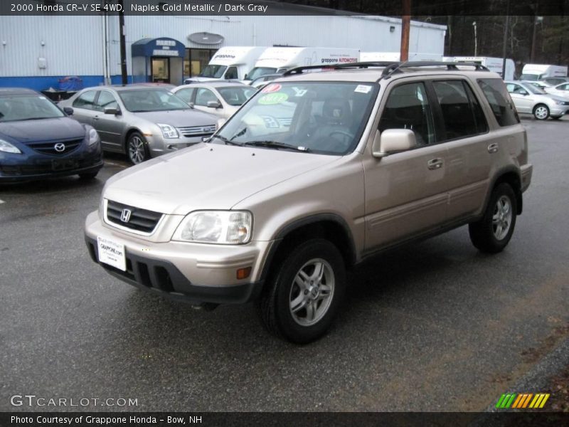 Naples Gold Metallic / Dark Gray 2000 Honda CR-V SE 4WD