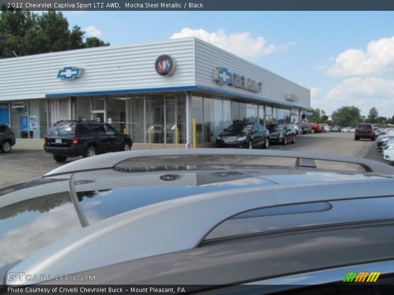 Mocha Steel Metallic / Black 2012 Chevrolet Captiva Sport LTZ AWD