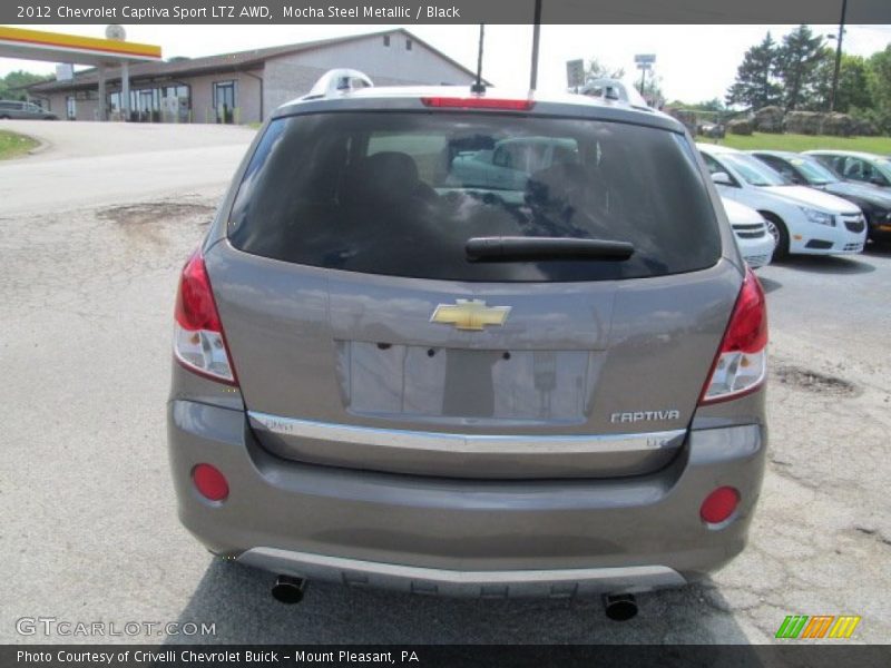 Mocha Steel Metallic / Black 2012 Chevrolet Captiva Sport LTZ AWD