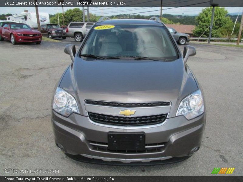 Mocha Steel Metallic / Black 2012 Chevrolet Captiva Sport LTZ AWD