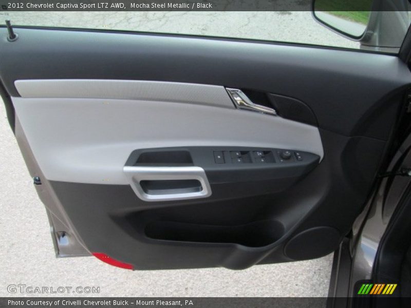 Mocha Steel Metallic / Black 2012 Chevrolet Captiva Sport LTZ AWD