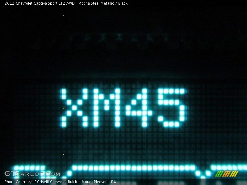 Mocha Steel Metallic / Black 2012 Chevrolet Captiva Sport LTZ AWD