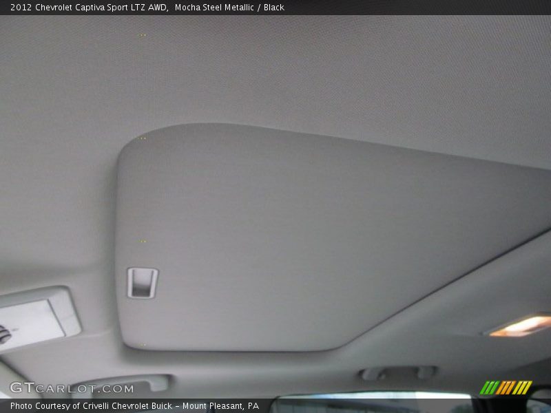 Mocha Steel Metallic / Black 2012 Chevrolet Captiva Sport LTZ AWD
