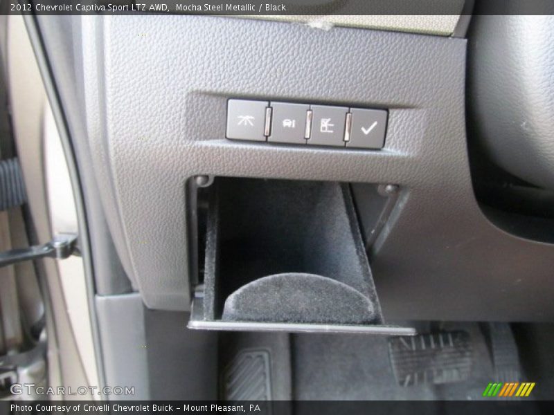 Mocha Steel Metallic / Black 2012 Chevrolet Captiva Sport LTZ AWD