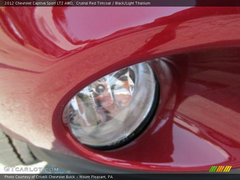 Crystal Red Tintcoat / Black/Light Titanium 2012 Chevrolet Captiva Sport LTZ AWD