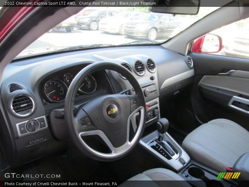 Black/Light Titanium Interior - 2012 Captiva Sport LTZ AWD 