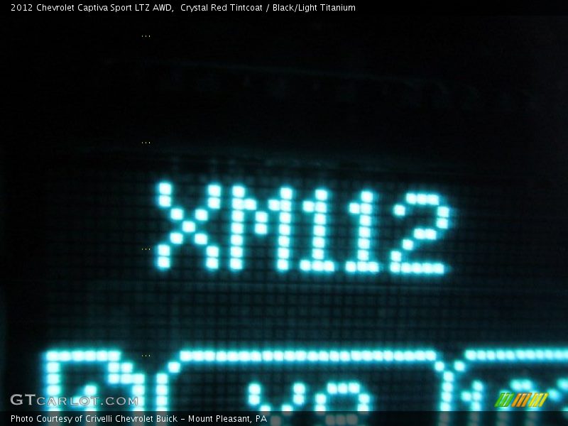 Crystal Red Tintcoat / Black/Light Titanium 2012 Chevrolet Captiva Sport LTZ AWD