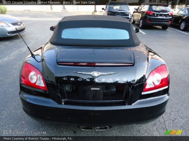 Black / Dark Slate Grey 2005 Chrysler Crossfire Limited Roadster